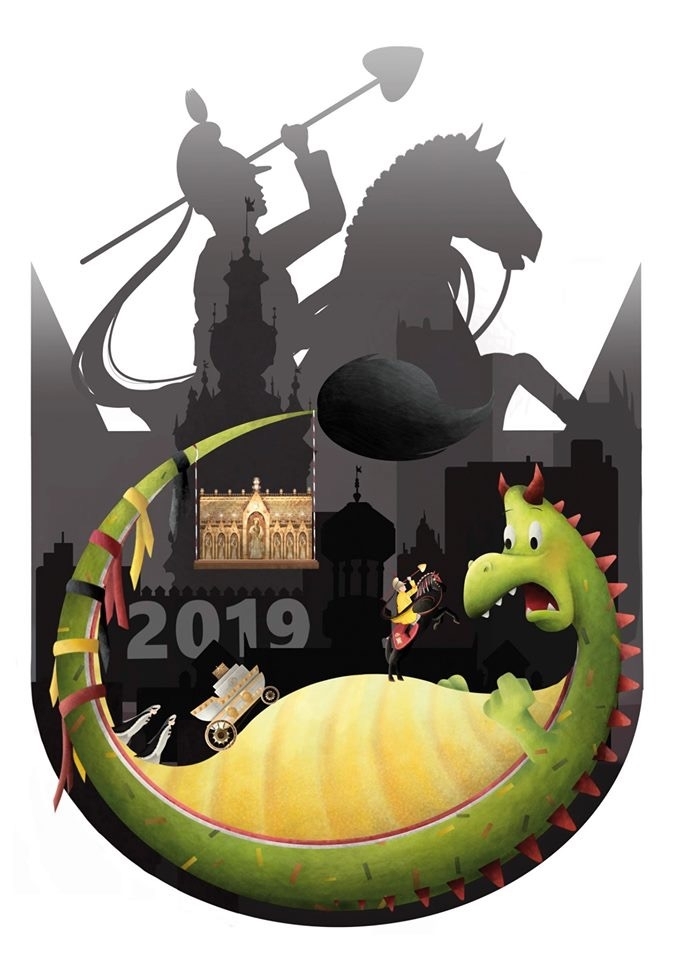 Affiche de la Ducasse de Mons 2019